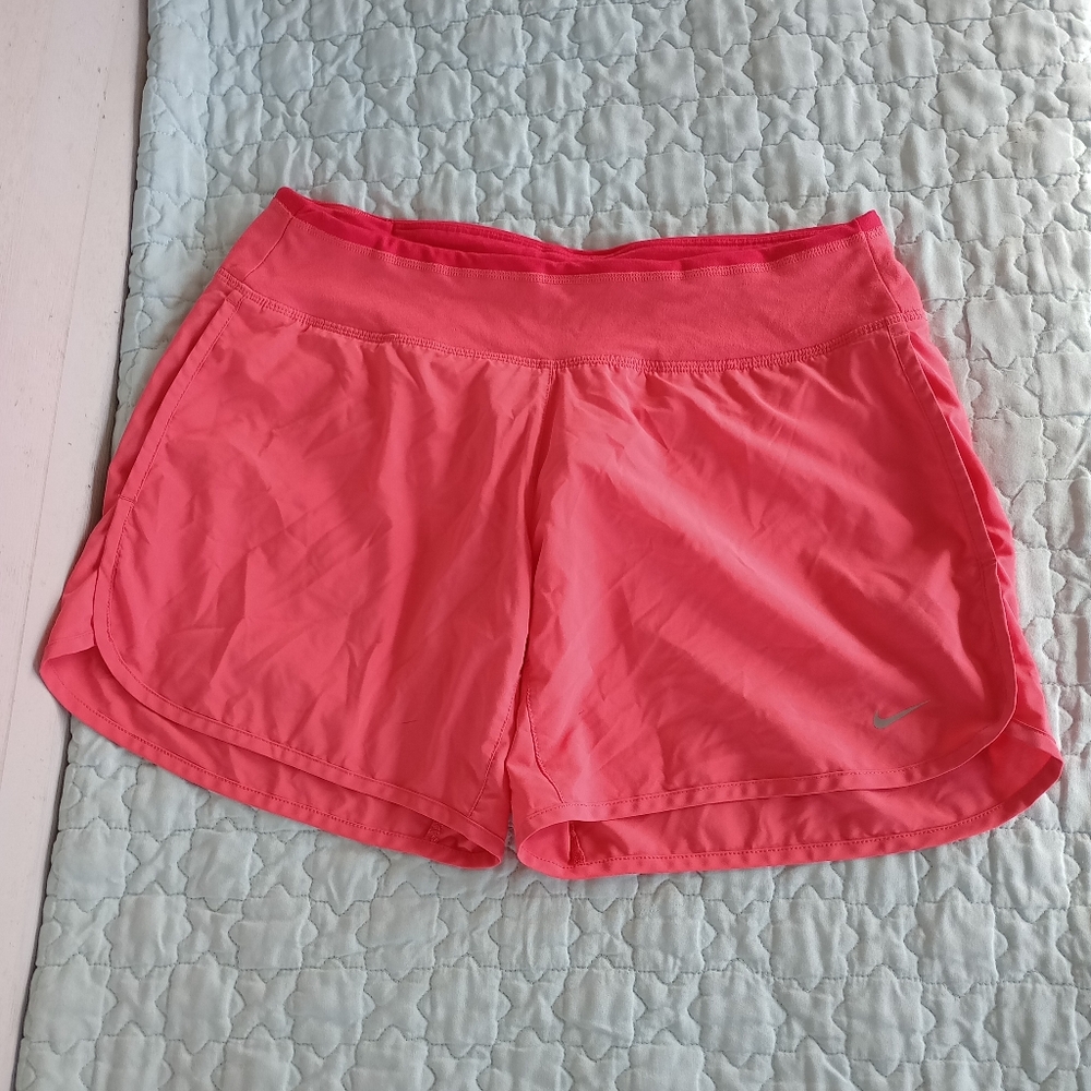 Nike Coral Pink Athletic Shorts